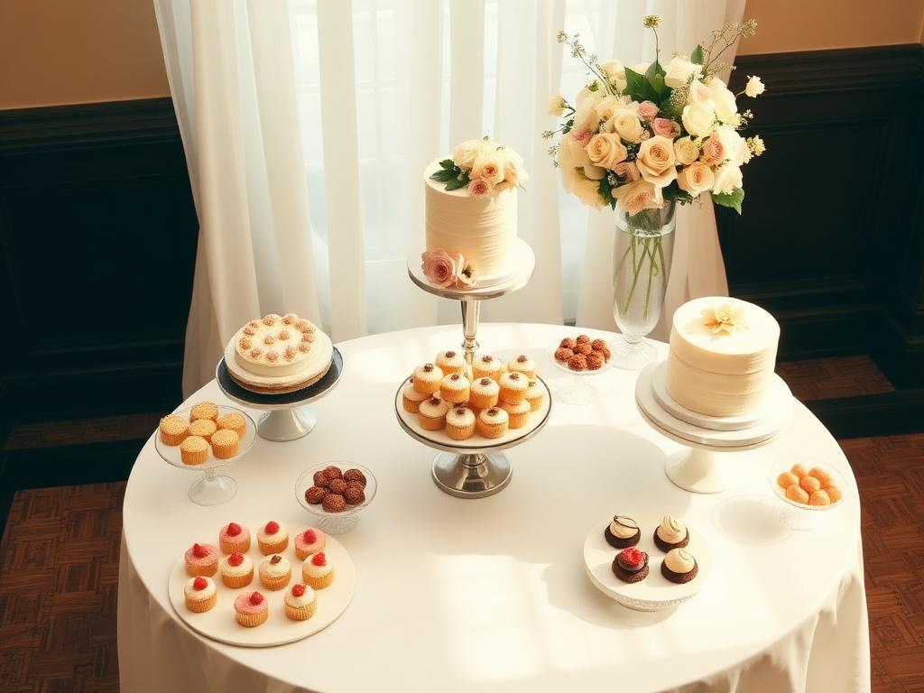 Wedding dessert table